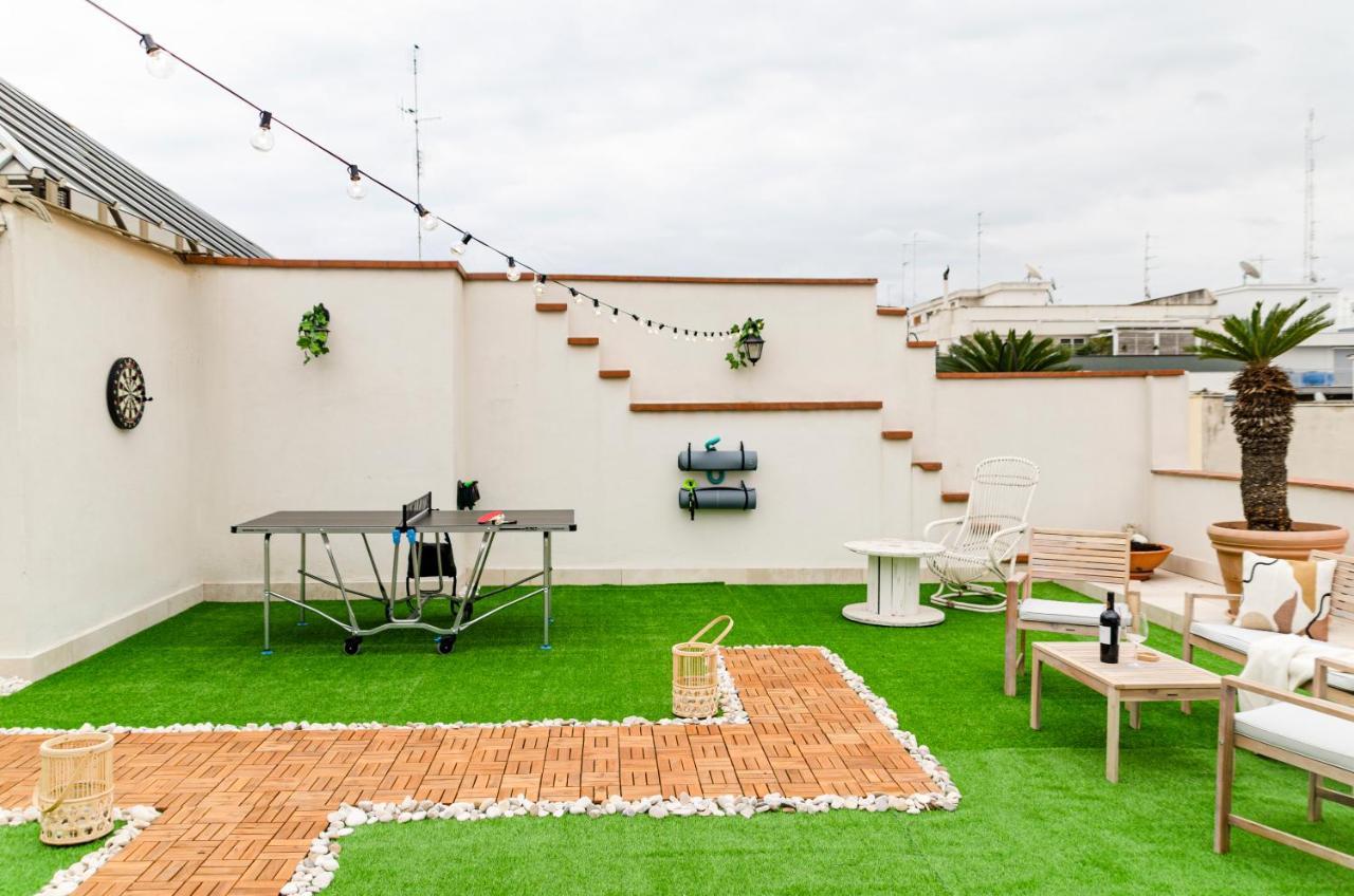 Appartement Apulialux Private 100Mq Rooftop Oasis W Jacuzzi à Bari Extérieur photo